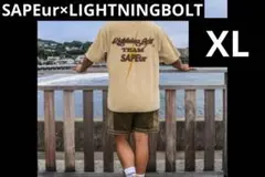 SAPEur Lightning bolt パイル地 XL ポロシャツ サプール