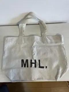 MHL ベージュトートバック