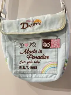 Daisy's 刺繍入りショルダーバッグ　平成レトロバッグ