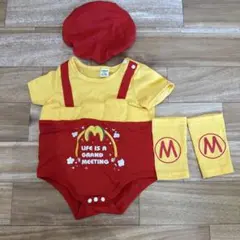 マクドナルド風ロンパース 2枚セット 双子