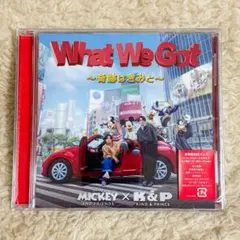 【未使用】 What We Got / I Know 通常盤 [初回プレス]