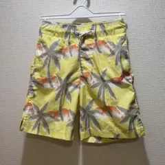 GAP イエローパームツリー柄サーフパンツ