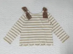 プティマイン　【リンク】ボーダースカラップロンＴ　ゴールド