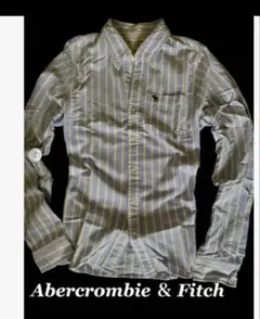 Abercrombie & Fitch ストライプ長袖シャツ XL