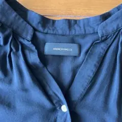 美品　AMERICAN RAG CIE ブラックシャツ
