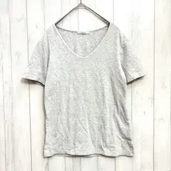 couleury di TOPKAPI Tシャツ カットソー Vネック 上品 M