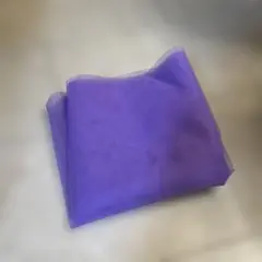 紫 チュール生地　8m