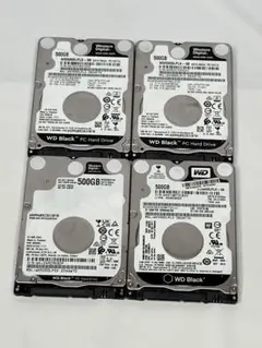 WD HDD 500GB4枚セット　10000時間未P10