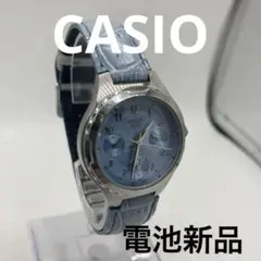 ⭐︎美品⭐︎電池新品⭐︎CASIO LTP-2064クォーツ 腕時計 ライトブルー