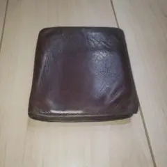 COMME des GARÇONS 二つ折り財布 ダークブラウン