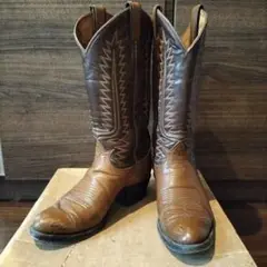トニーラマ ウエスタン ブーツ ブラウン 本皮 US6.5 Tony Lama