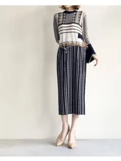 mame kurogouchi 18AW ニットワンピース マメクロゴウチ