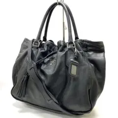 美品! PRADA ナッパレザー 2way バッグ 4212