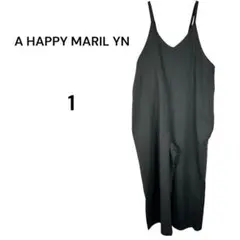 アハッピーマリリンA HAPPY MARILYN サロペット 黒 L ゆるだぼ