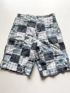 American eagle アメリカンイーグルパッチワークチェックハーフパンツ