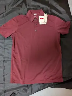 UNIQLO ドライEXポロシャツ(半袖)　新品未使用　ワイン　Mサイズ