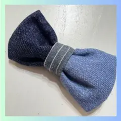 新品　Button Tie ボタンタイ　蝶ネクタイ　キッズ　デニム　フォーマル