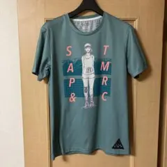 stamp run&co. ライトグリーン ランニングTシャツ