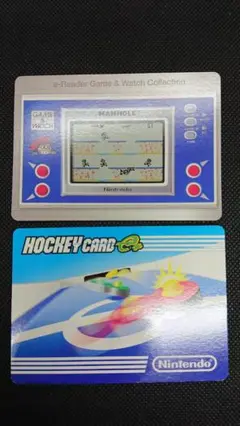 マンホール、ホッケー　ゲームボーイアドバンス カードe+　2枚セット