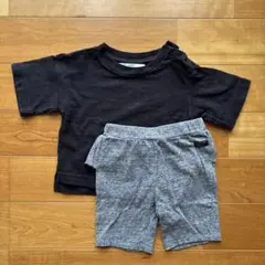 SWAP MEET MARKET 黒 Tシャツ フリル付きショートパンツ セット
