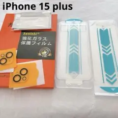 Seninhi iPhone15plus フィルム2枚 カメラフィルム2枚