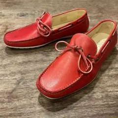 未使用品！エポカウォモ レザー ドライビングシューズ 1351 メンズ 40