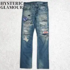 HYSTERIC GLAMOUR デニム ART REMAKEストレーパンツ