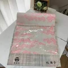 梅柄ポリエステル生地 12m 松海子
