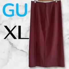 レディース 大きいサイズ XL GU ピンク ロング タイトスカート