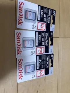 SanDisk Ultra Plus 128GB miniSDカード3個セット