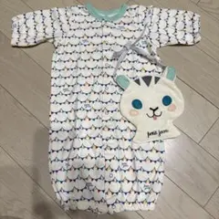 2wayドレス　カバーオール　スタイ　セット　60〜70センチ　petitjam