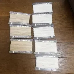 キャンドルウィック 10m ホワイト ベージュセット