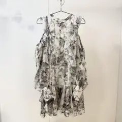2025年最新】snidel スナイデル プリントフリルシフォンミニ