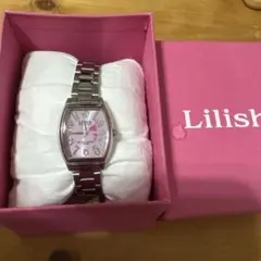 最終値下げ‼️未使用　Lilish ソーラー腕時計　ピンクハート