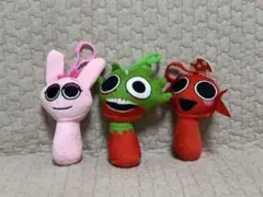 スプランキー　ぬいぐるみ　ガチャガチャ　三体