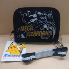 ポケモン　ラウンドウォレット 　　　　　メガリザードンX(財布)