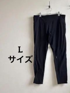 【Lサイズ】フィットネス ブラック 黒 レギンス ストレッチ素材