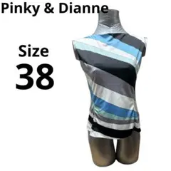 【Pinky&Dianne】 ノースリーブ カットソー Mサイズ 美品 レトロ