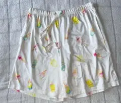 【ひんやり素材】ハーフパンツ いろいろアイス柄 接触冷感　ルームウェア パジャマ