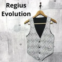 Regius Evolution レジエボ メンズ 総柄 リバーシブルベスト 1
