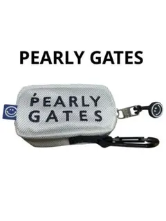 【美品】PEARLY GATES カラビナ付きポーチ パーリーゲイツ ゴルフ