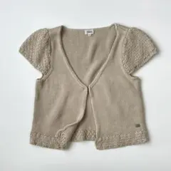 FOXEY BOUTIQUE フォクシー 半袖 ニット カーディガン 40