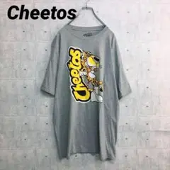 Z0164 Cheetos Tシャツ グレー 2XL ゆるだぼ ビッグプリント