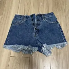 MOUSSY フリンジヘム ショートパンツ サイズ1