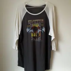 ブラバド レッドツェッペリン 1977 ラグランTシャツ 古着 バンドT