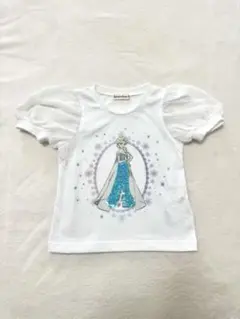 branshes ブランシェス　アナ雪　エルサ　半袖　Tシャツ　スパンコール