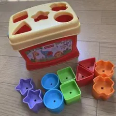 フィッシャープライスはじめてのブロック　 型はめパズル　知育玩具