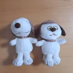 スヌーピー♡チェック柄ぬいぐるみセット