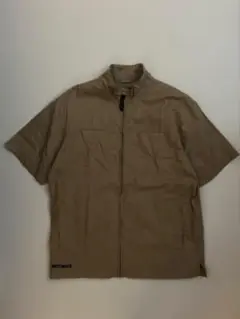 00s airwalk テック系　リップストップ　ジップ　ワイドシャツ