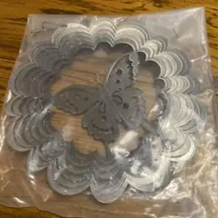 新品未開封 モビー シルバー バタフライ 蝶